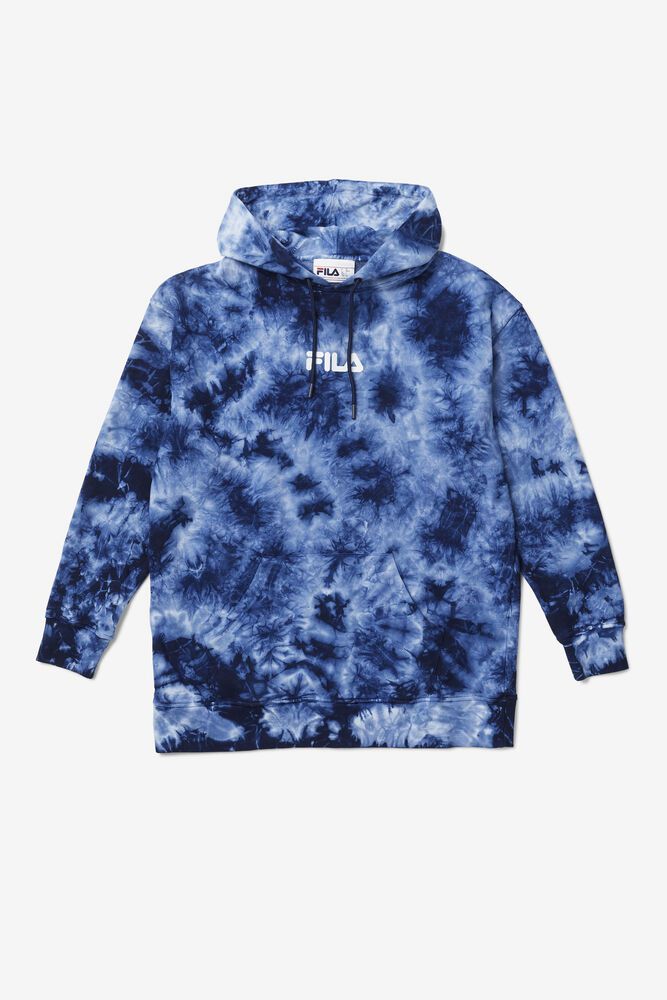 Fila Hettegenser Dame Blå Presley Tie Dye 748962-NWH